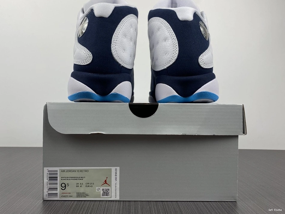 POWDER BLUE AIR JORDAN 414571-144 ” 13 “DARK 0310